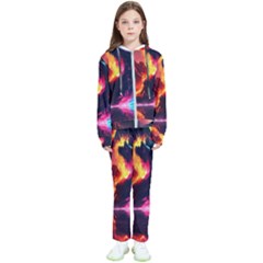 Mountain Color Colorful Love Art Kids  Tracksuit by Ravend