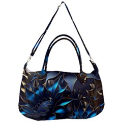 Flower Metal Flowers Sculpture Removal Strap Handbag by Ravend