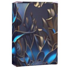 Flower Metal Flowers Sculpture Playing Cards Single Design (rectangle) With Custom Box by Ravend