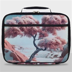 Color Snow Mountain Pretty Full Print Lunch Bag by Ravend