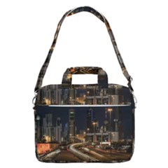 Skyscrapers Buildings Skyline Macbook Pro 16  Shoulder Laptop Bag by Ravend