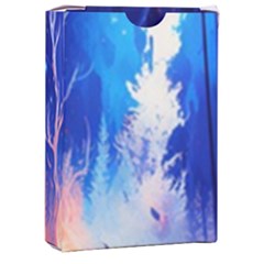 Winter Snow Mountain Fire Flame Playing Cards Single Design (rectangle) With Custom Box by Ravend