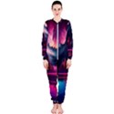 Ai Generated Mountain Ocean Lava OnePiece Jumpsuit (Ladies) View1