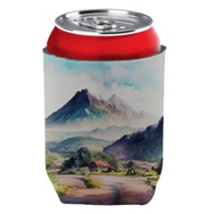 Countryside Trees Grass Mountain Can Holder by Ravend