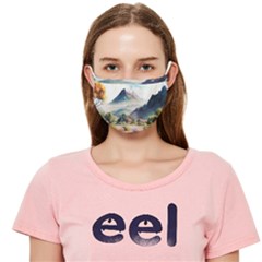 Countryside Trees Grass Mountain Cloth Face Mask (adult) by Ravend