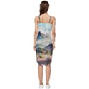 Countryside Trees Grass Mountain Wrap Frill Dress View4