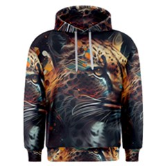 Leopard Feline Artwork Art Fantasy Men s Overhead Hoodie