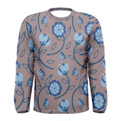 Flower Men s Long Sleeve Tee