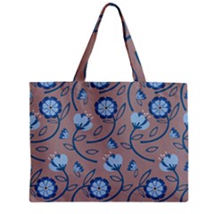 Flower Zipper Mini Tote Bag by zappwaits