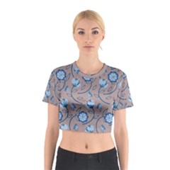 Flower Cotton Crop Top by zappwaits