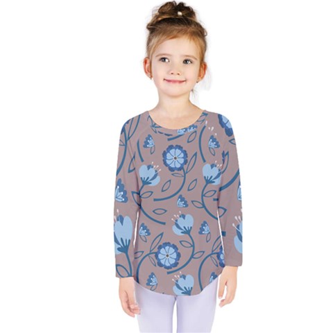 Flower Kids  Long Sleeve Tee by zappwaits