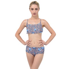 Flower Layered Top Bikini Set by zappwaits