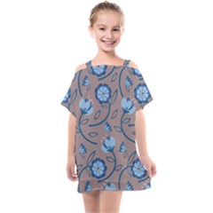 Flower Kids  One Piece Chiffon Dress by zappwaits