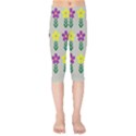 Pattern Flowers Art Creativity Kids  Capri Leggings  View1