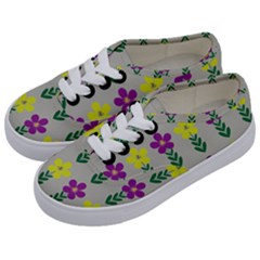 Pattern Flowers Art Creativity Kids  Classic Low Top Sneakers by Uceng