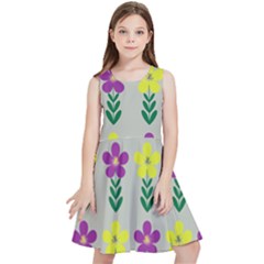 Pattern Flowers Art Creativity Kids  Skater Dress by Uceng