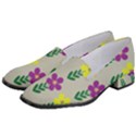 Pattern Flowers Art Creativity Women s Classic Loafer Heels View2