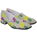 Pattern Flowers Art Creativity Women s Classic Loafer Heels View3