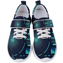 Sci Fi Computer Screen Women s Velcro Strap Shoes by Uceng