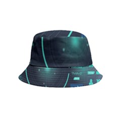 Sci Fi Computer Screen Inside Out Bucket Hat (kids) by Uceng