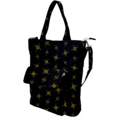 Symbols Gold Background Metallic Shoulder Tote Bag