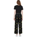 Symbols Gold Background metallic Women s Pants  View2