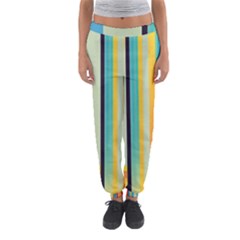 Colorful Rainbow Striped Pattern Women s Jogger Sweatpants by Uceng