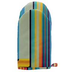 Colorful Rainbow Striped Pattern Microwave Oven Glove