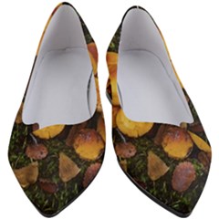 Orange Mushrooms In Patagonia Forest, Ushuaia, Argentina Women s Block Heels  by dflcprintsclothing