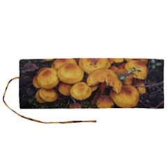 Orange Mushrooms In Patagonia Forest, Ushuaia, Argentina Roll Up Canvas Pencil Holder (m) by dflcprintsclothing