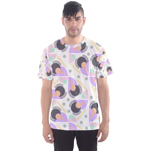 Pattern Pastel Drawing Art Men s Sport Mesh Tee by Uceng