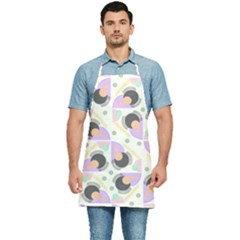 Pattern Pastel Drawing Art Kitchen Apron by Uceng