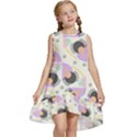 Pattern Pastel Drawing Art Kids  Frill Swing Dress View1