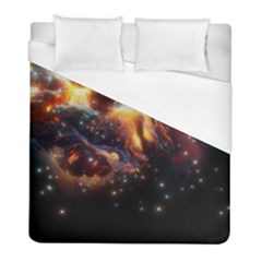 Nebula Galaxy Stars Astronomy Duvet Cover (full/ Double Size) by Uceng