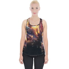 Nebula Galaxy Stars Astronomy Piece Up Tank Top by Uceng