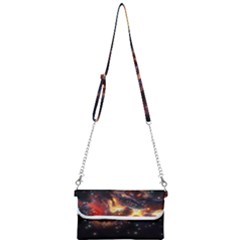 Nebula Galaxy Stars Astronomy Mini Crossbody Handbag by Uceng