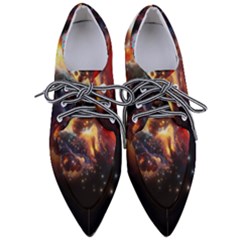 Nebula Galaxy Stars Astronomy Pointed Oxford Shoes by Uceng