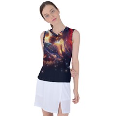 Nebula Galaxy Stars Astronomy Women s Sleeveless Sports Top by Uceng