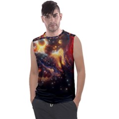 Nebula Galaxy Stars Astronomy Men s Regular Tank Top by Uceng