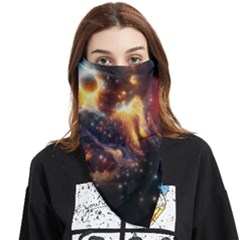 Nebula Galaxy Stars Astronomy Face Covering Bandana (triangle) by Uceng