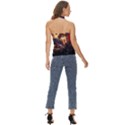 Nebula Galaxy Stars Astronomy Basic Halter Top View4