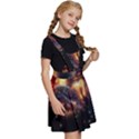 Nebula Galaxy Stars Astronomy Kids  Apron Dress View3