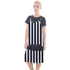 Illustration Stripes Geometric Pattern Camis Fishtail Dress by Uceng