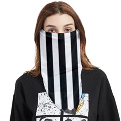 Illustration Stripes Geometric Pattern Face Covering Bandana (triangle) by Uceng