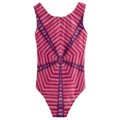 Art Pattern Design Wallpaper Kids  Cut-out Back One Piece Swimsuit by Uceng