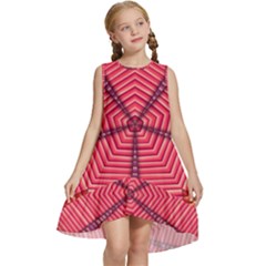 Art Pattern Design Wallpaper Kids  Frill Swing Dress by Uceng