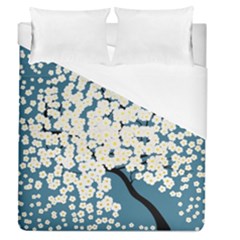 Flower Flora Decoration Pattern Duvet Cover (queen Size) by Uceng