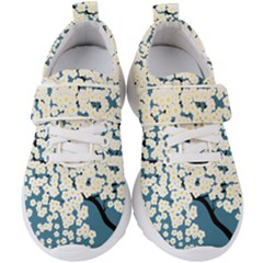 Flower Flora Decoration Pattern Kids  Velcro Strap Shoes by Uceng