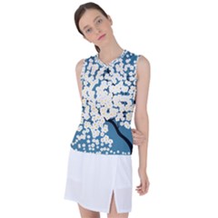 Flower Flora Decoration Pattern Women s Sleeveless Sports Top by Uceng