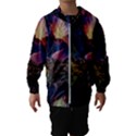 Lake Galaxy Stars Science Fiction Kids  Hooded Windbreaker View1